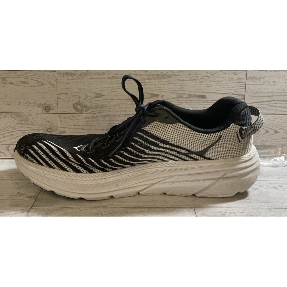 Hoka‎ One One Rincon 1102874 Mens Black Running Shoes Sneaker Mens Size 13